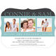 Slate Blissful Love Engagement Invitations Image 3 of 5